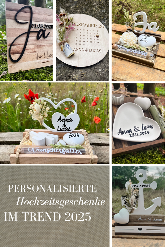 Personalisierte Hochzeitsgeschenke
