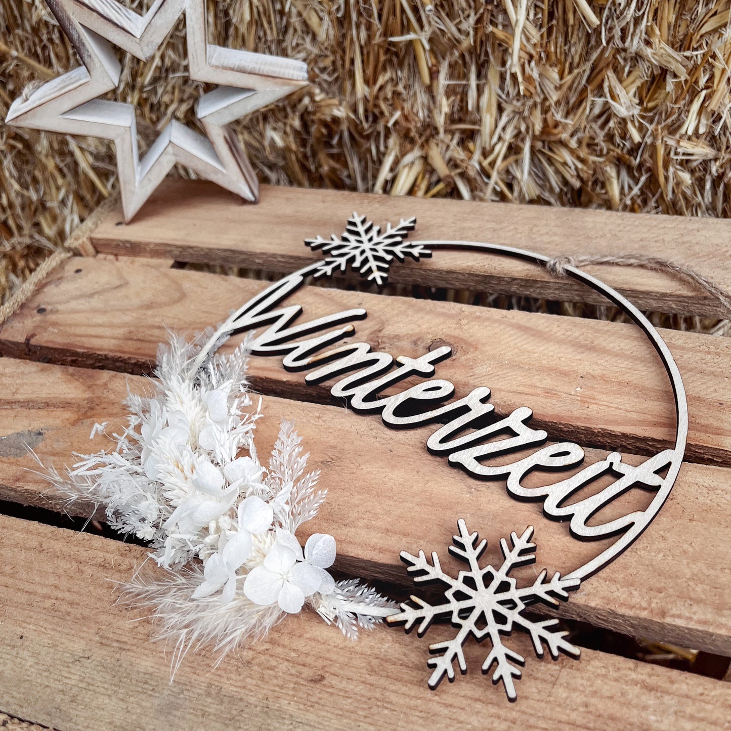 Türkranz "Winterzeit" / Winterdekoration / Weihnachtsdeko