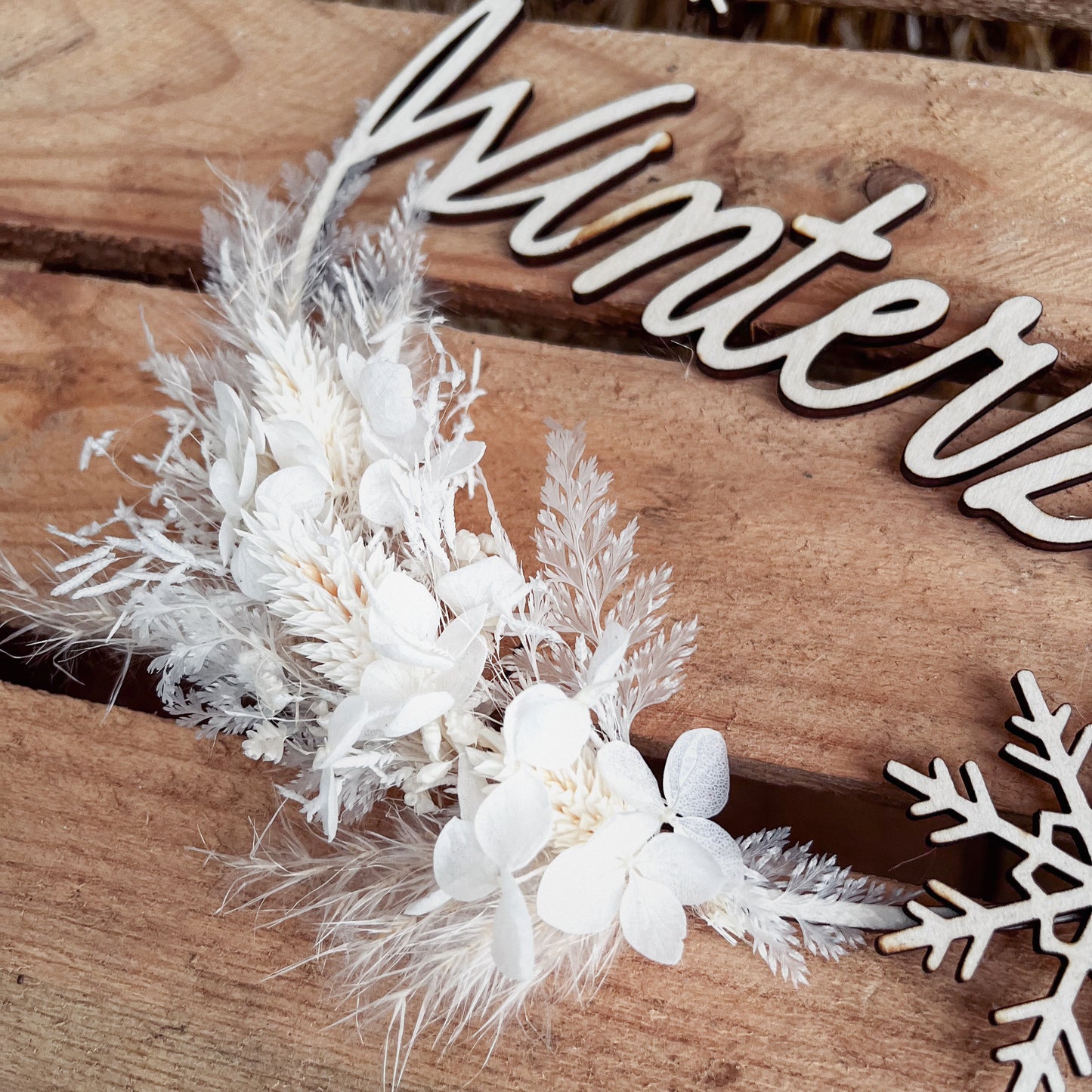 Türkranz "Winterzeit" / Winterdekoration / Weihnachtsdeko
