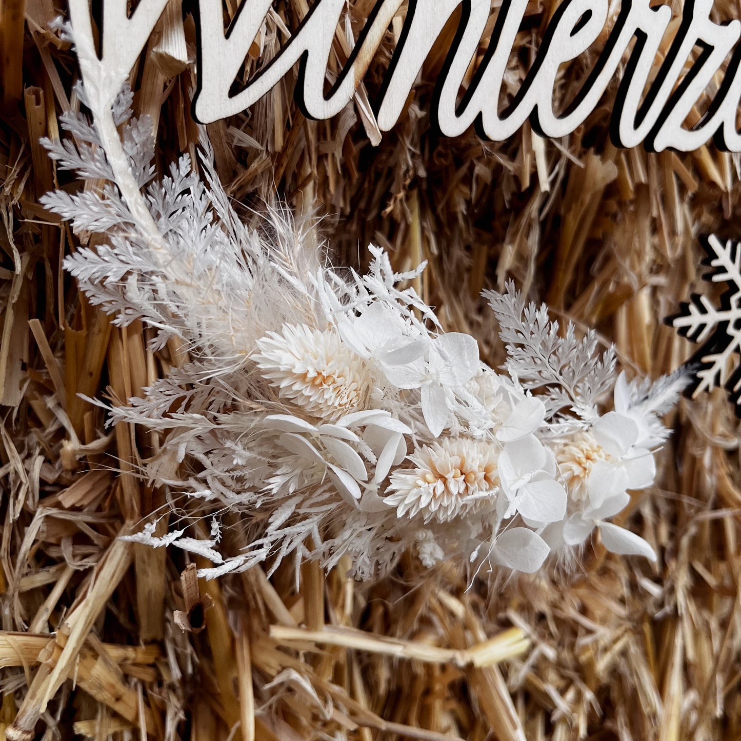 Türkranz "Winterzeit" / Winterdekoration / Weihnachtsdeko