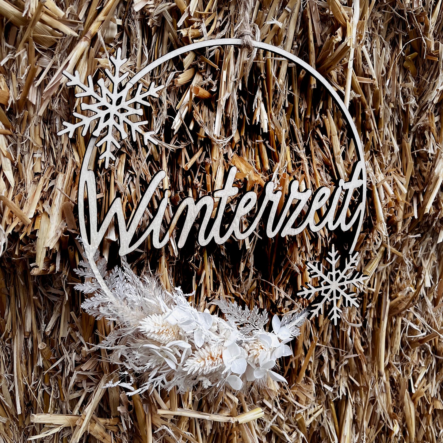 Türkranz "Winterzeit" / Winterdekoration / Weihnachtsdeko