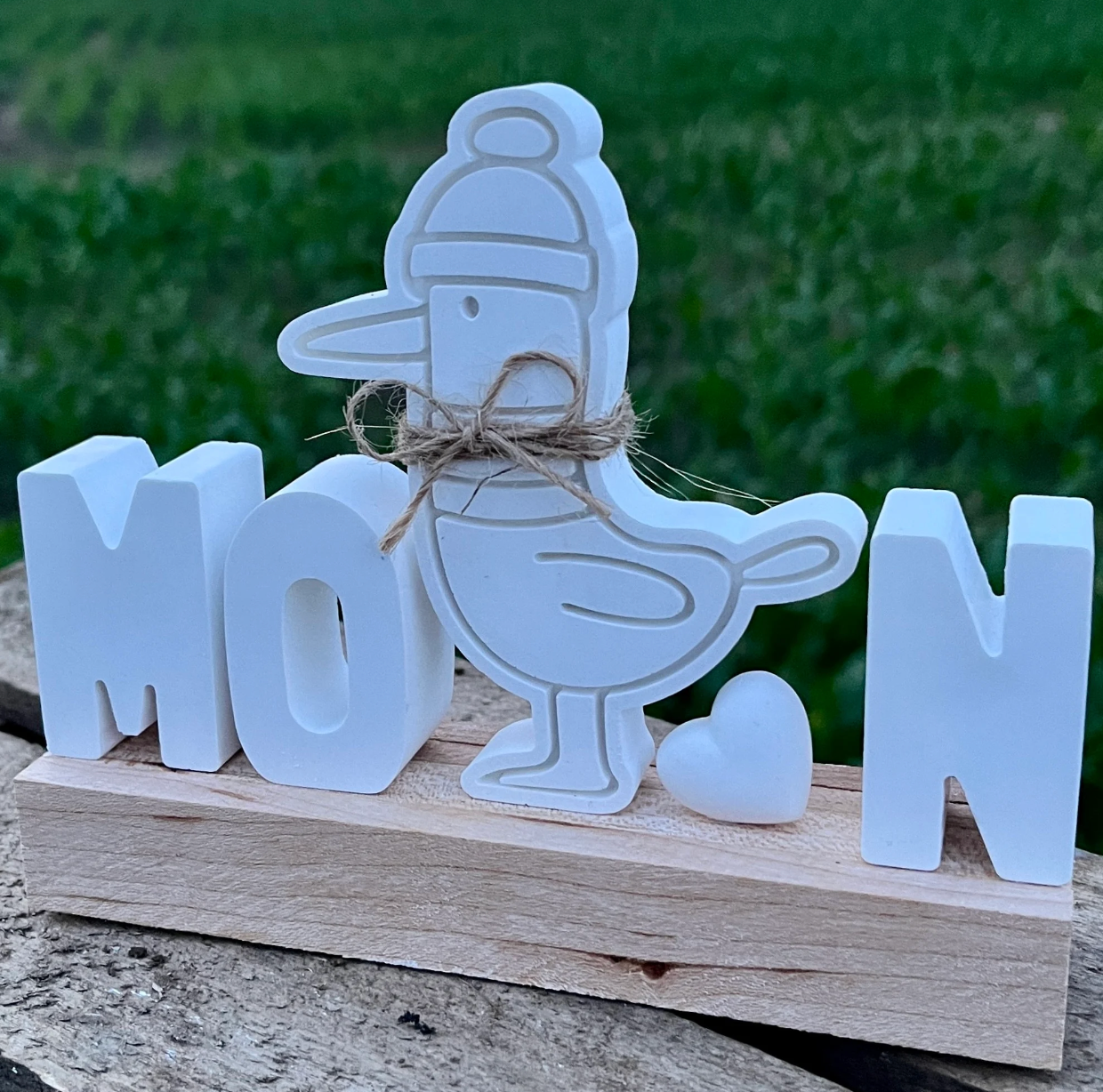 Dekoschild Moin / Aufsteller Möwe / maritime Geschenke