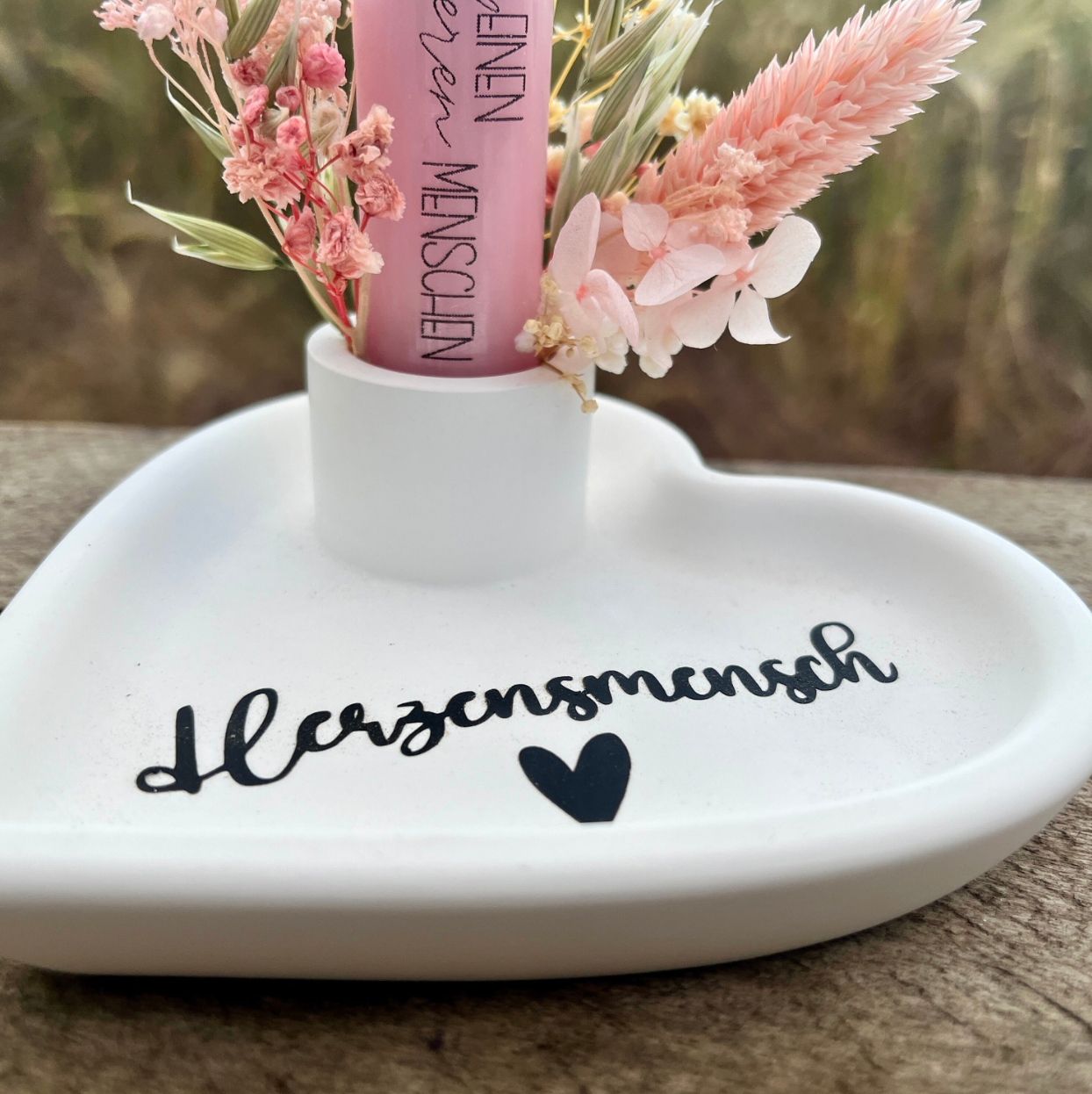 Herzteller Herzensmensch / Kerzengeschenk/ Kerze für einen ganz besonderen Menschen