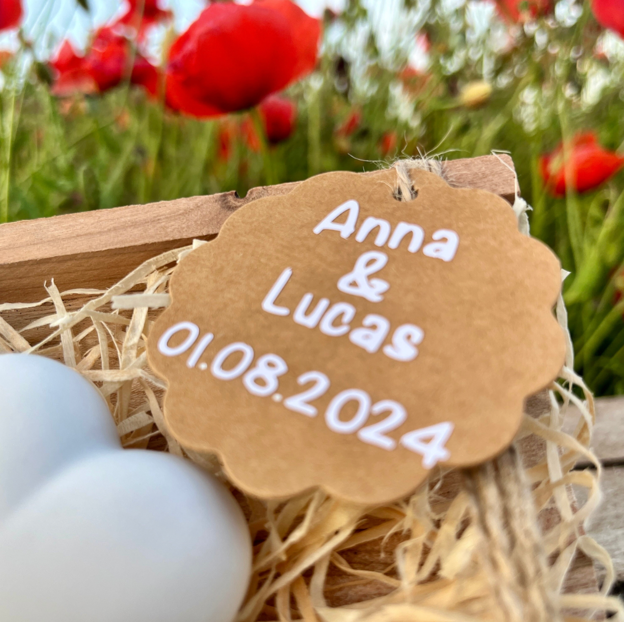 Hochzeitsgeschenk personalisiert „2 Herzen“ / Geldgeschenk / Geschenk für das Brautpaar / Wunscherfüller
