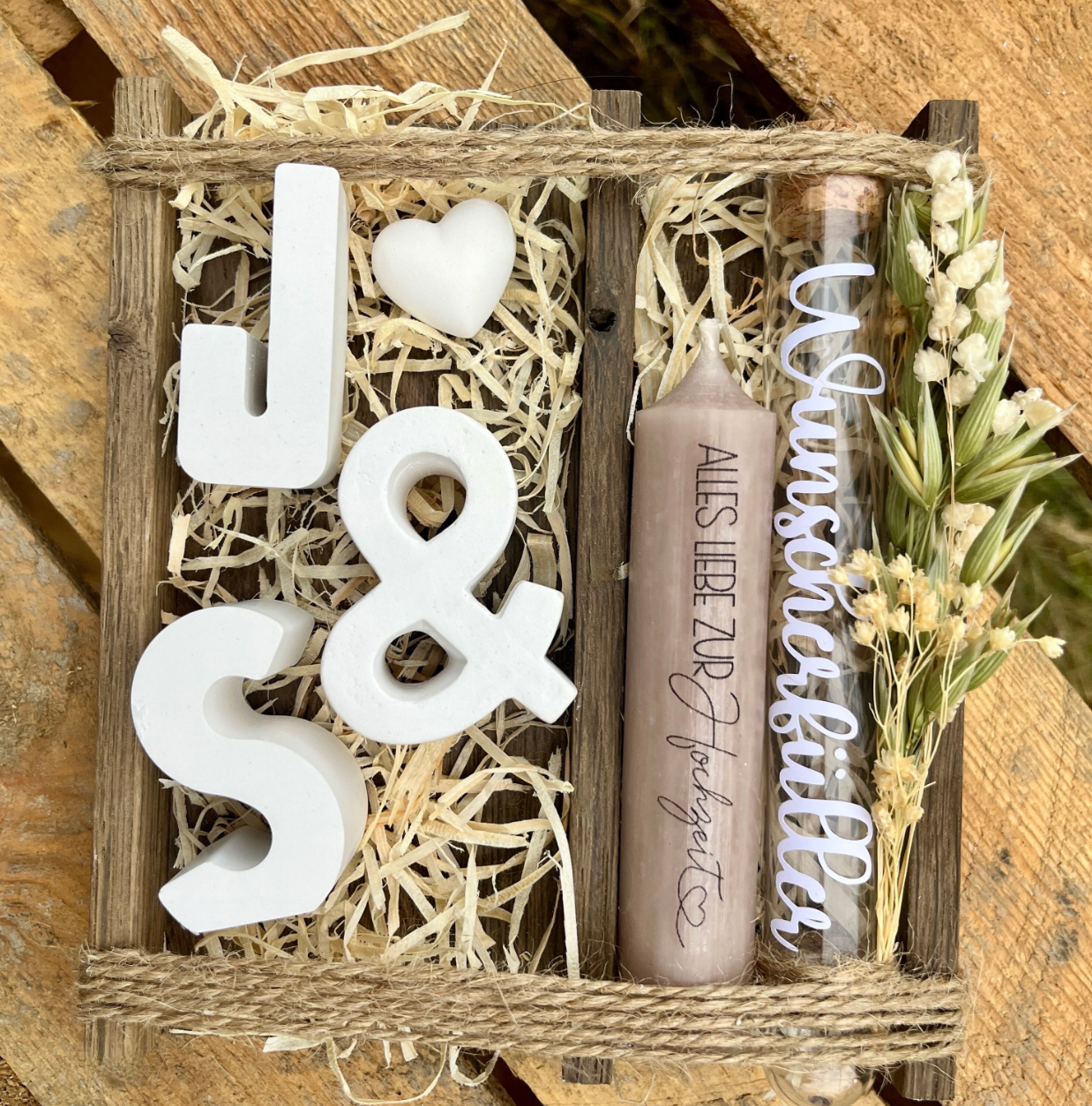 Hochzeitsgeschenk „Du&Ich“ / Geschenk Hochzeit/ Geldgeschenk / personalisiertes Geschenk/ Wunscherfüller