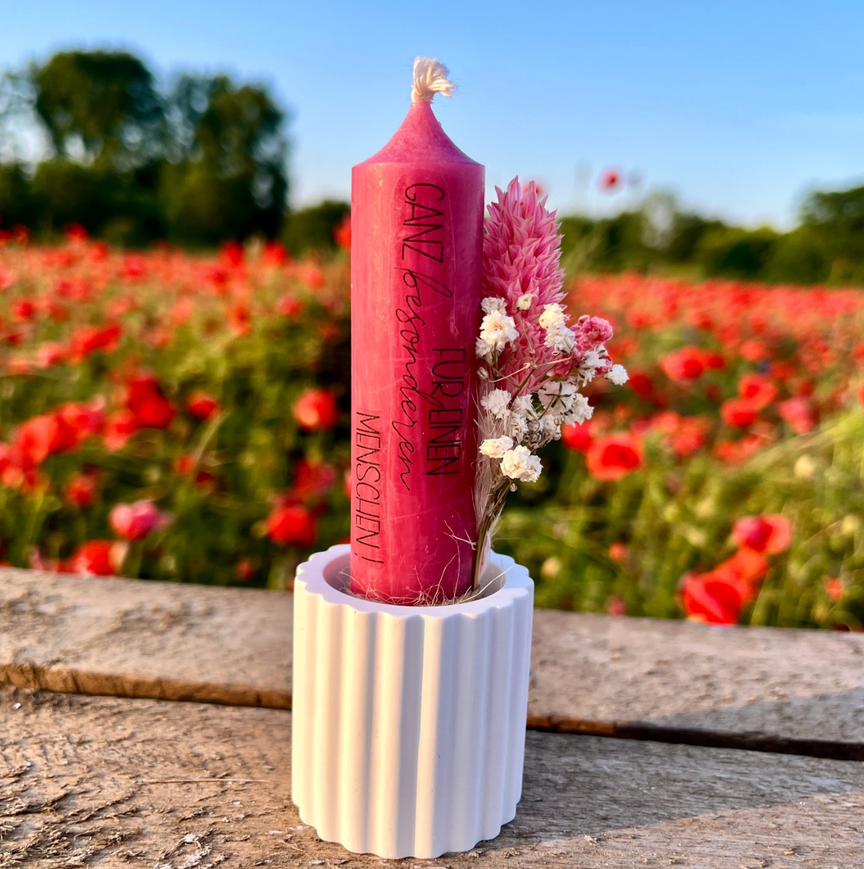 Kerze/ Mitbringsel / Ein kleines Dankeschön Kerze / Gastgeschenk /kleines Geschenk