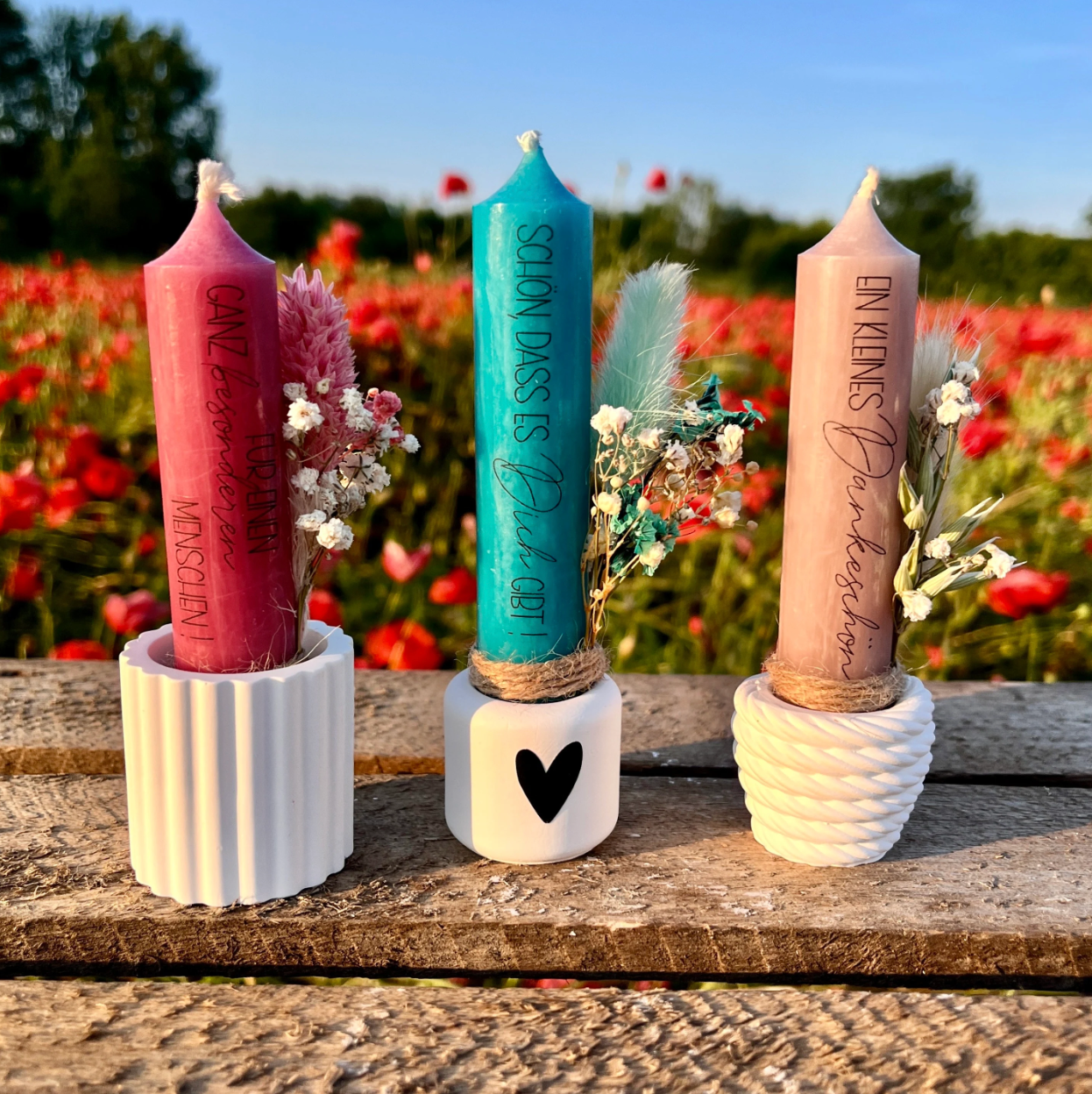 Kerze/ Mitbringsel / Ein kleines Dankeschön Kerze / Gastgeschenk /kleines Geschenk