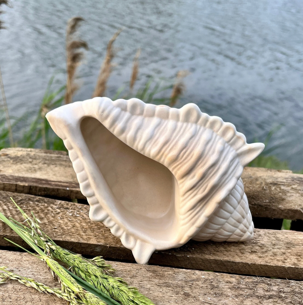 maritime Deko / Badezimmerdeko / Muschel / Schmuchschale