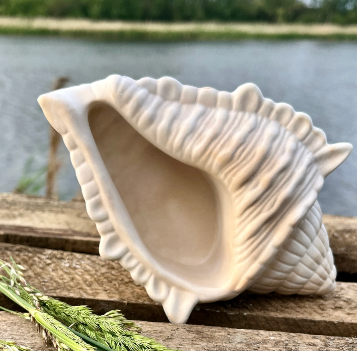 maritime Deko / Badezimmerdeko / Muschel / Schmuchschale