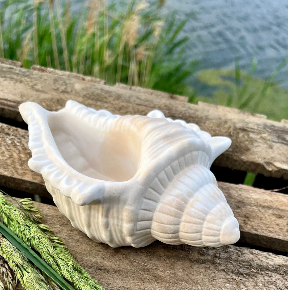 maritime Deko / Badezimmerdeko / Muschel / Schmuchschale