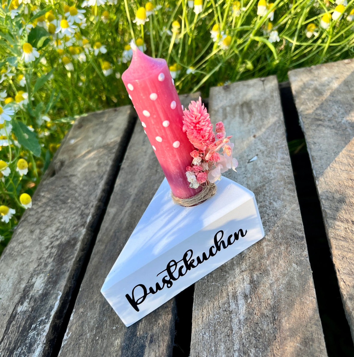 Pustekuchen/ Kerze zum Geburtstag/ Happy Birthday / Geburtstagskerze
