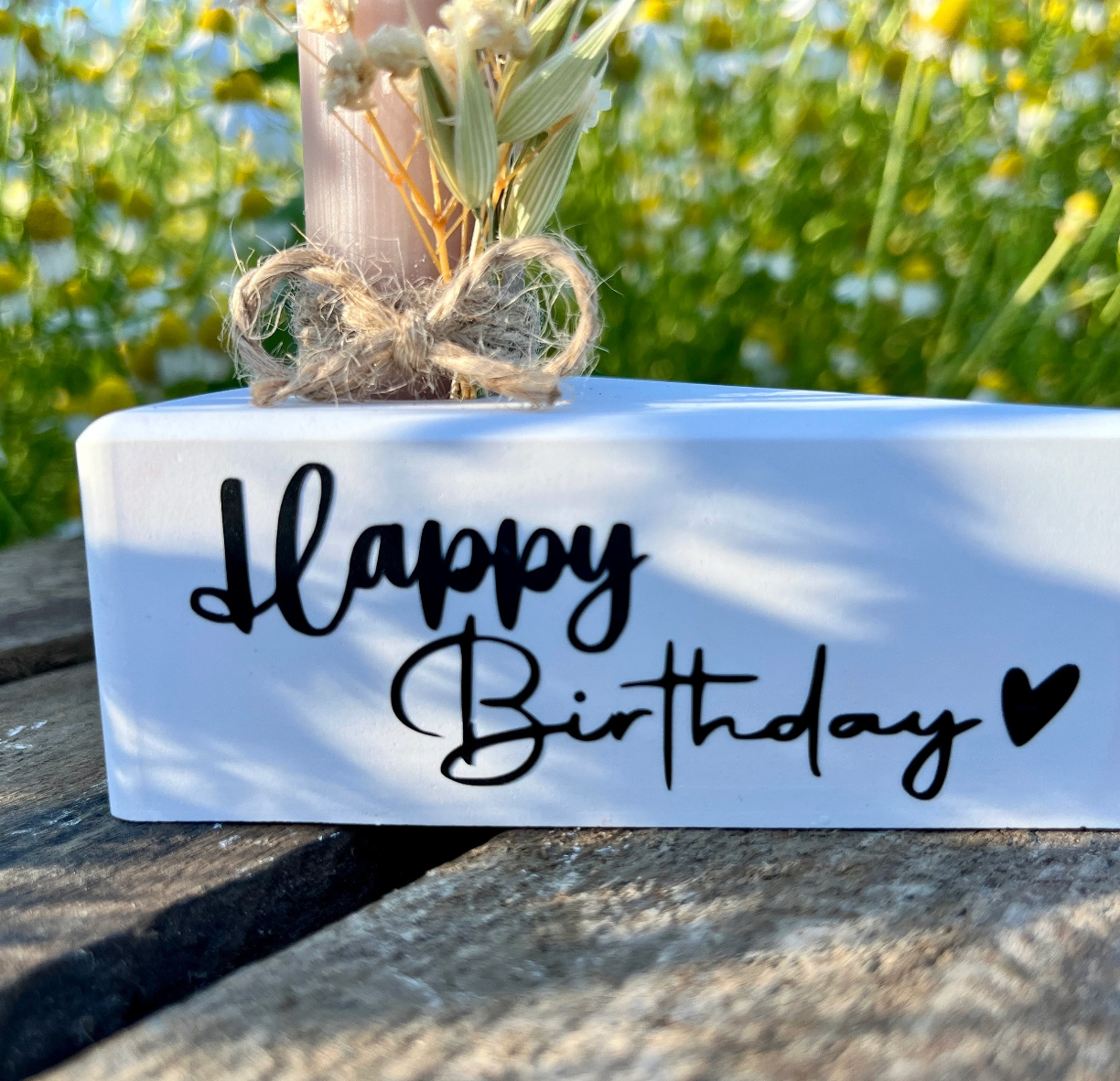 Pustekuchen/ Kerze zum Geburtstag/ Happy Birthday / Geburtstagskerze