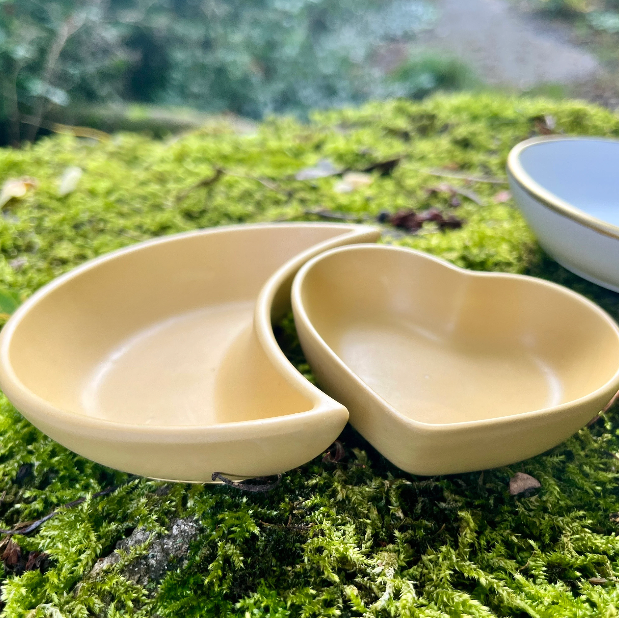 Schmuckschale / Mondschale/ Herzschale / Schalen Set