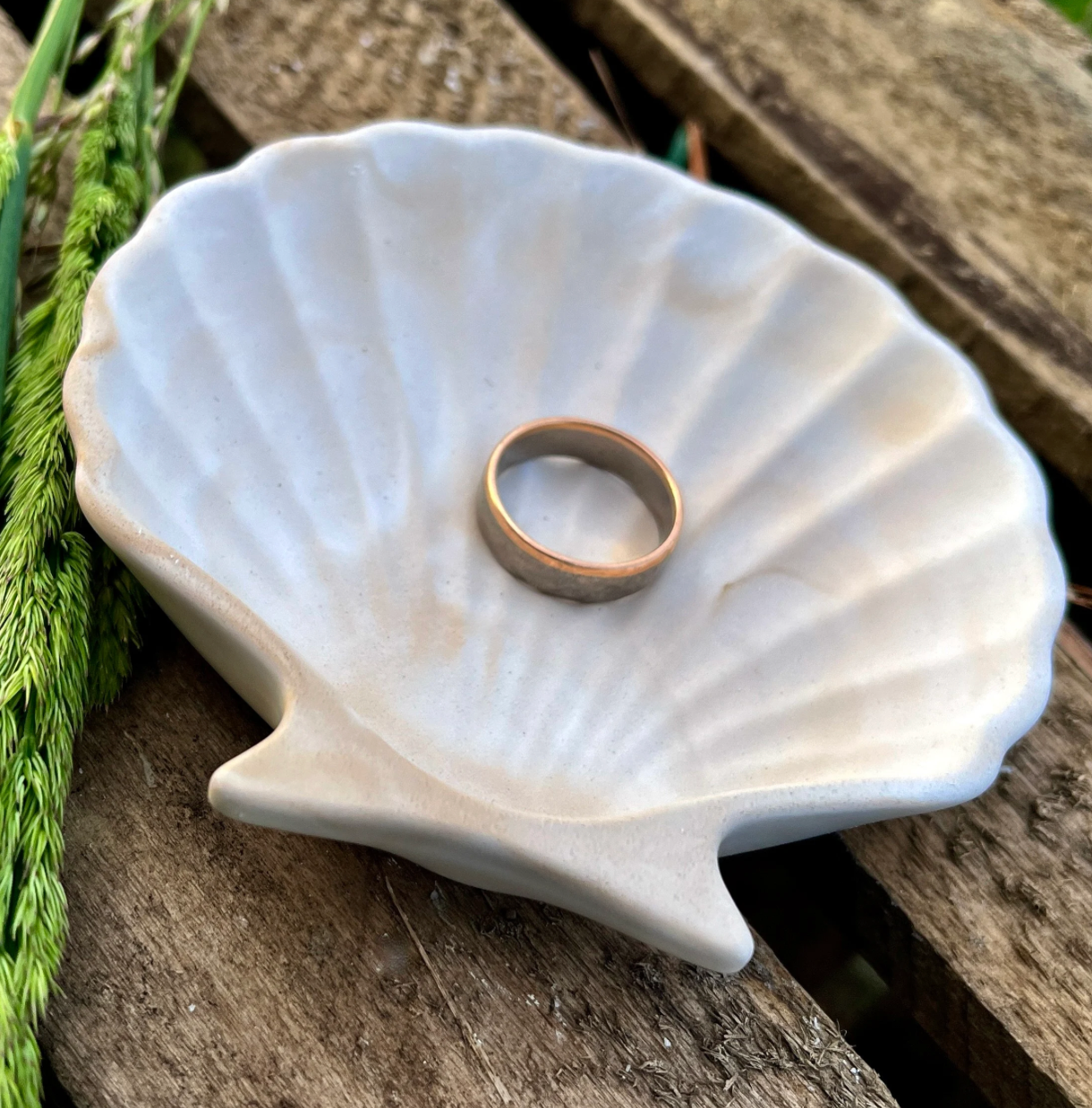 Schmuckschale / Muschel /Dekoschale / Ringschale