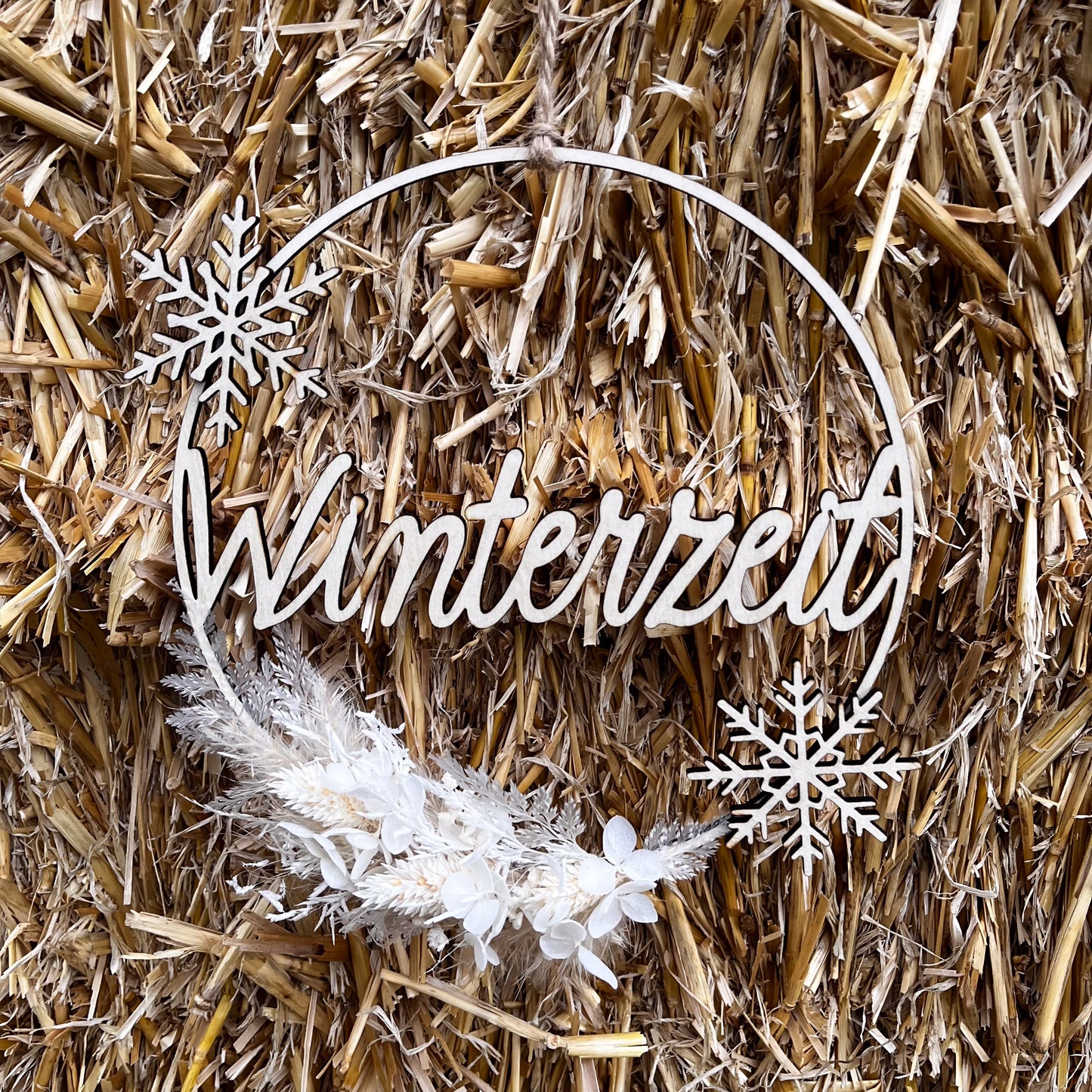 Türkranz "Winterzeit" / Winterdekoration / Weihnachtsdeko