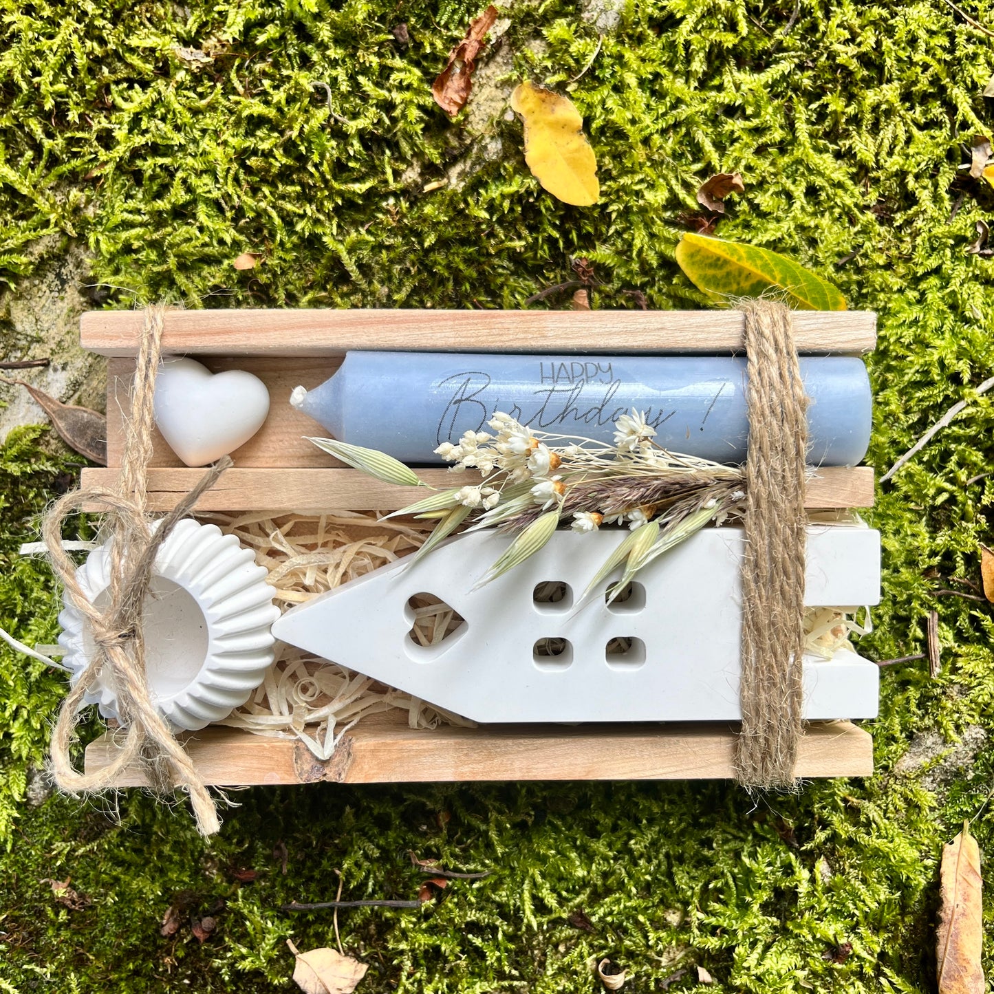 Kerzengeschenk Lichthaus / Kleines Mitbringsel/ Kleines Dankeschön/ Geschenk zum Einzug / Geburtstagsgeschenk