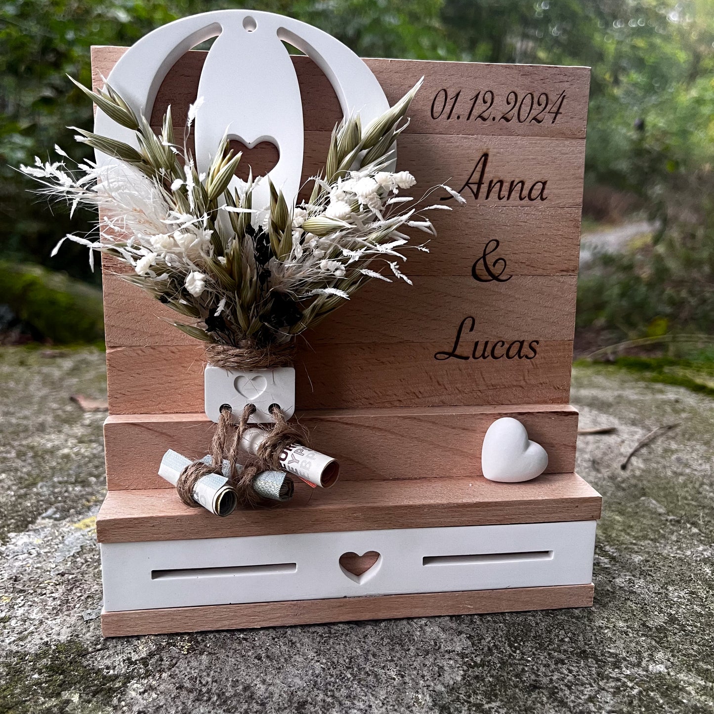 Hochzeitsgeschenk Ballon / Geschenk zur Hochzeit / Geschenk für das Brautpaar / Geldgeschenk Hochzeit