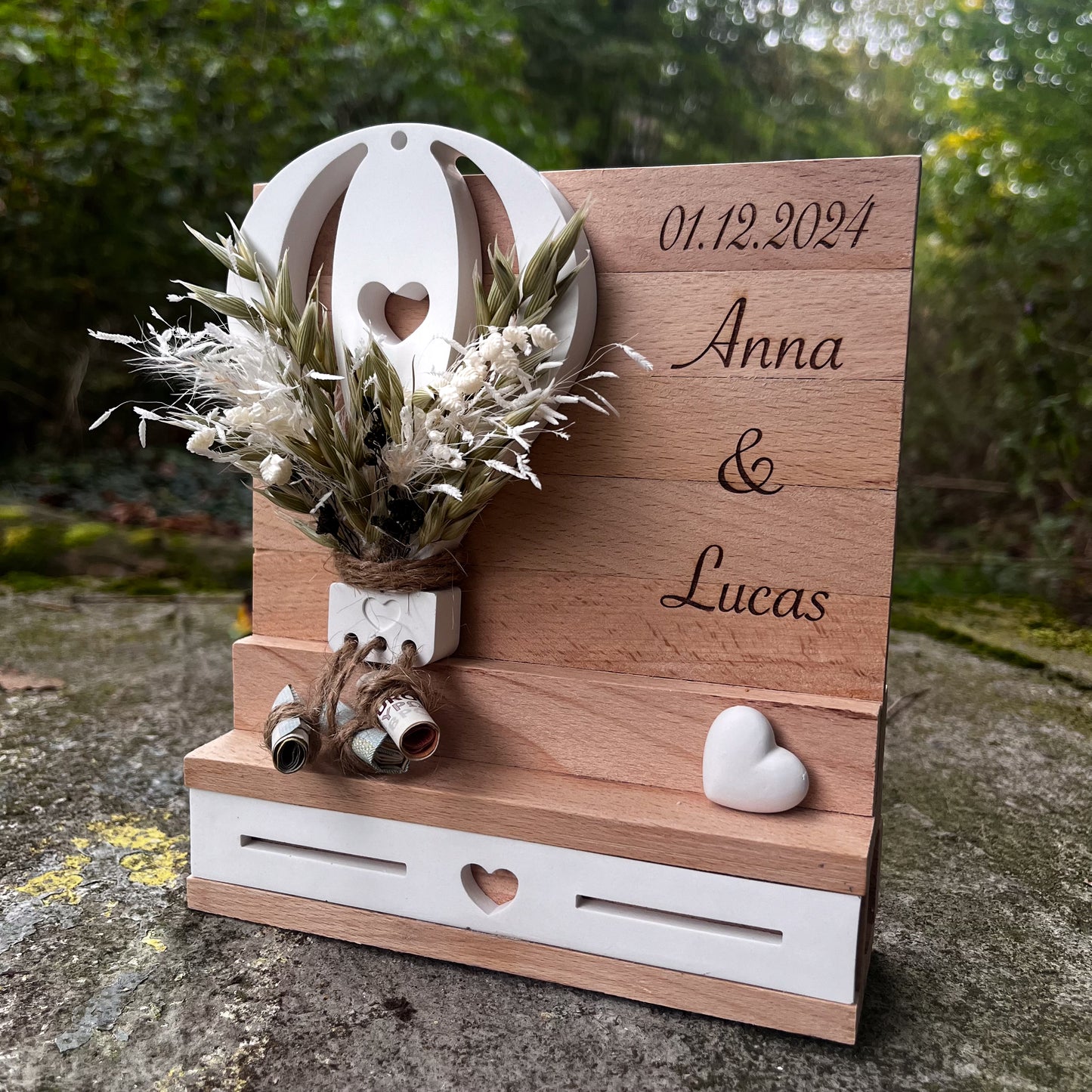 Hochzeitsgeschenk Ballon / Geschenk zur Hochzeit / Geschenk für das Brautpaar / Geldgeschenk Hochzeit