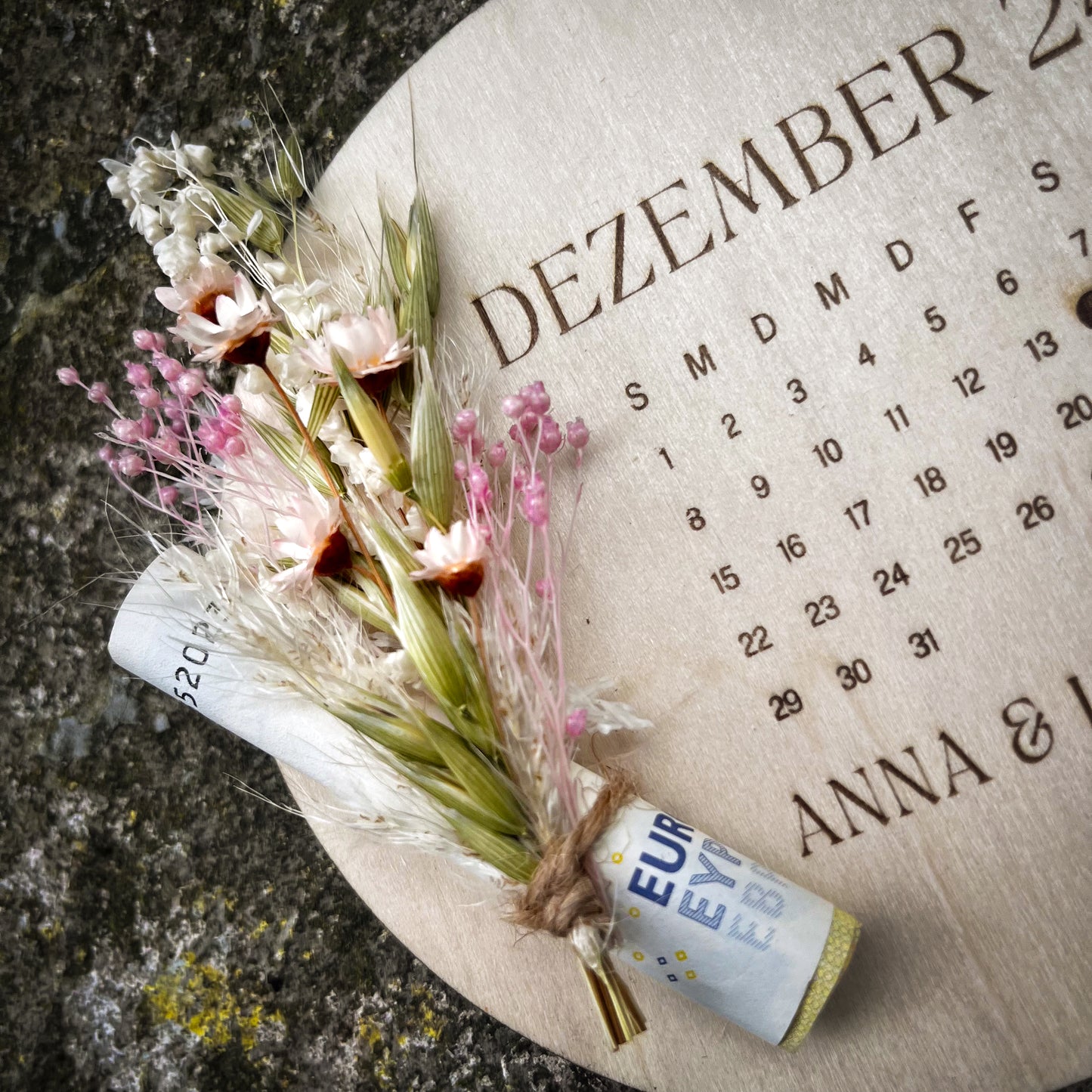 Geldgeschenk „Save the Date“ / Hochzeit personalisiert/ Brautpaar/ Geschenk zur Hochzeit / Geschenk für das Brautpaar