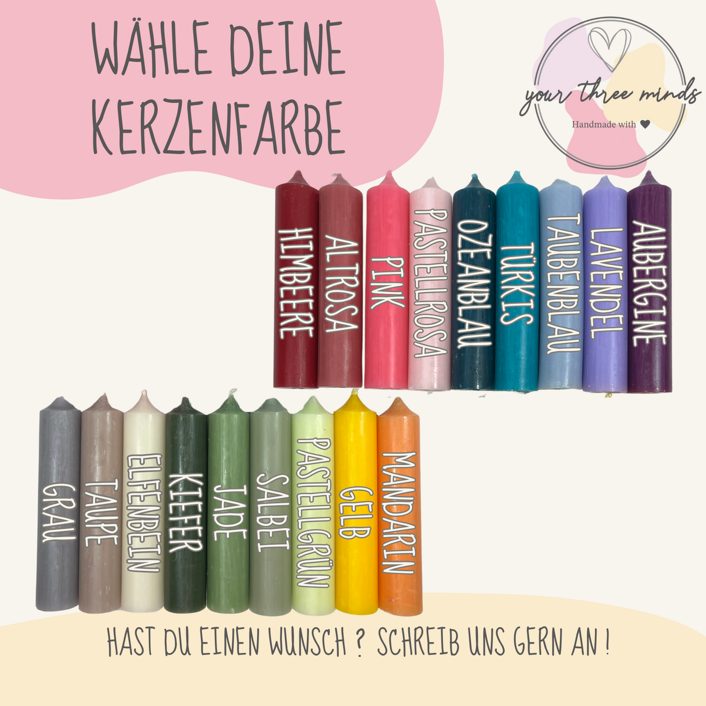 Geburtstagsgeschenk „Lichthäuser“/ Geschenk personalisiert / Mitbringsel / Kerzengeschenk/ Geburtstagskerze