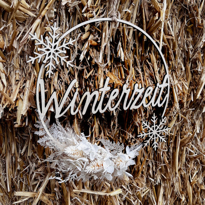 Türkranz "Winterzeit" / Winterdekoration / Weihnachtsdeko