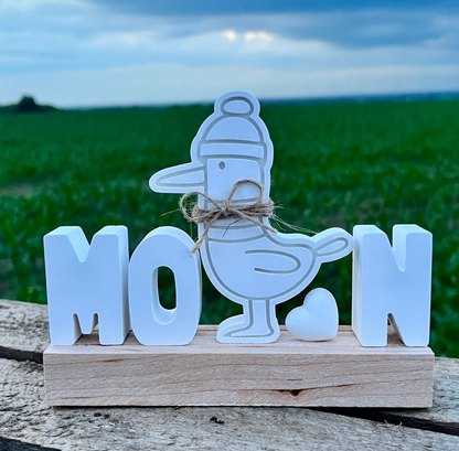 Dekoschild Moin / Aufsteller Möwe / maritime Geschenke