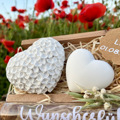 Hochzeitsgeschenk personalisiert „2 Herzen“ / Geldgeschenk / Geschenk für das Brautpaar / Wunscherfüller