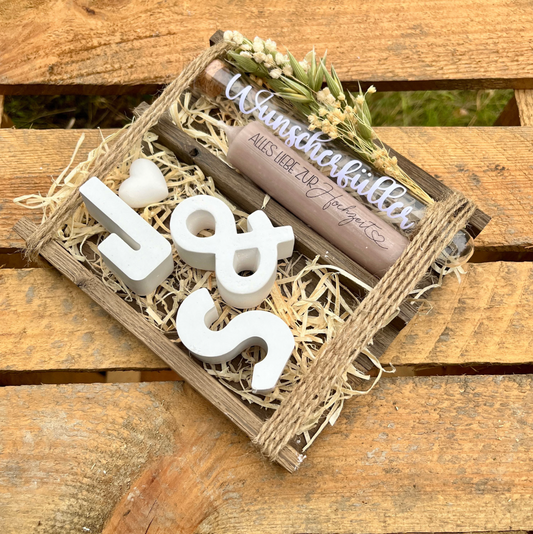 Hochzeitsgeschenk „Du&Ich“ / Geschenk Hochzeit/ Geldgeschenk / personalisiertes Geschenk/ Wunscherfüller