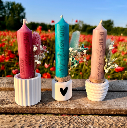 Kerze/ Mitbringsel  / Ein kleines Dankeschön Kerze / Gastgeschenk /kleines Geschenk