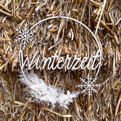 Türkranz "Winterzeit" / Winterdekoration / Weihnachtsdeko