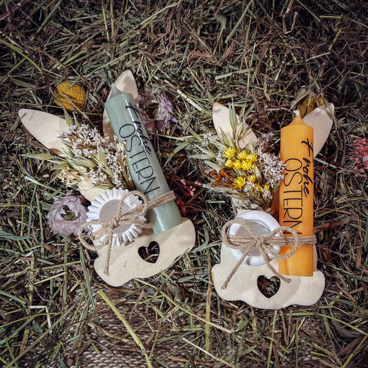 Osterdeko / Osterhase aus Holz / Mitbringsel Ostern