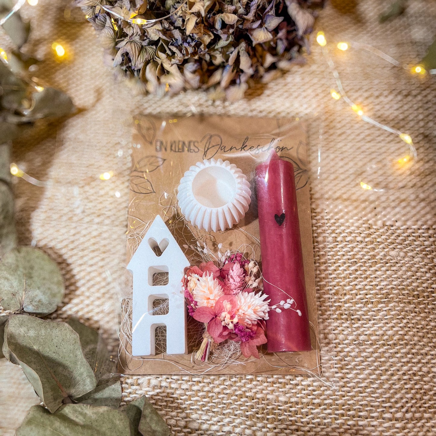 Kleines Mitbringsel / Kerzengeschenk / Kleines Dankeschön / Für Dich von Herzen / Lichthaus