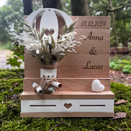 Hochzeitsgeschenk Ballon / Geschenk zur Hochzeit / Geschenk für das Brautpaar / Geldgeschenk Hochzeit