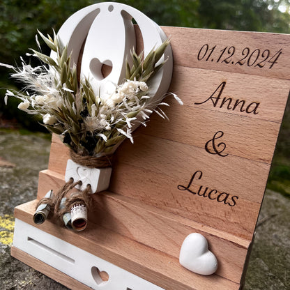 Hochzeitsgeschenk Ballon / Geschenk zur Hochzeit / Geschenk für das Brautpaar / Geldgeschenk Hochzeit